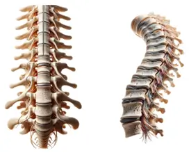 Here are the realistic diagrams of the human spinal cord, detailed and scientifically accurate, illustrating the spinal cord's structure.